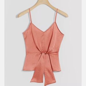 Hutch Anthropologie Lidia Tie-Waist Cami in Peach NEW